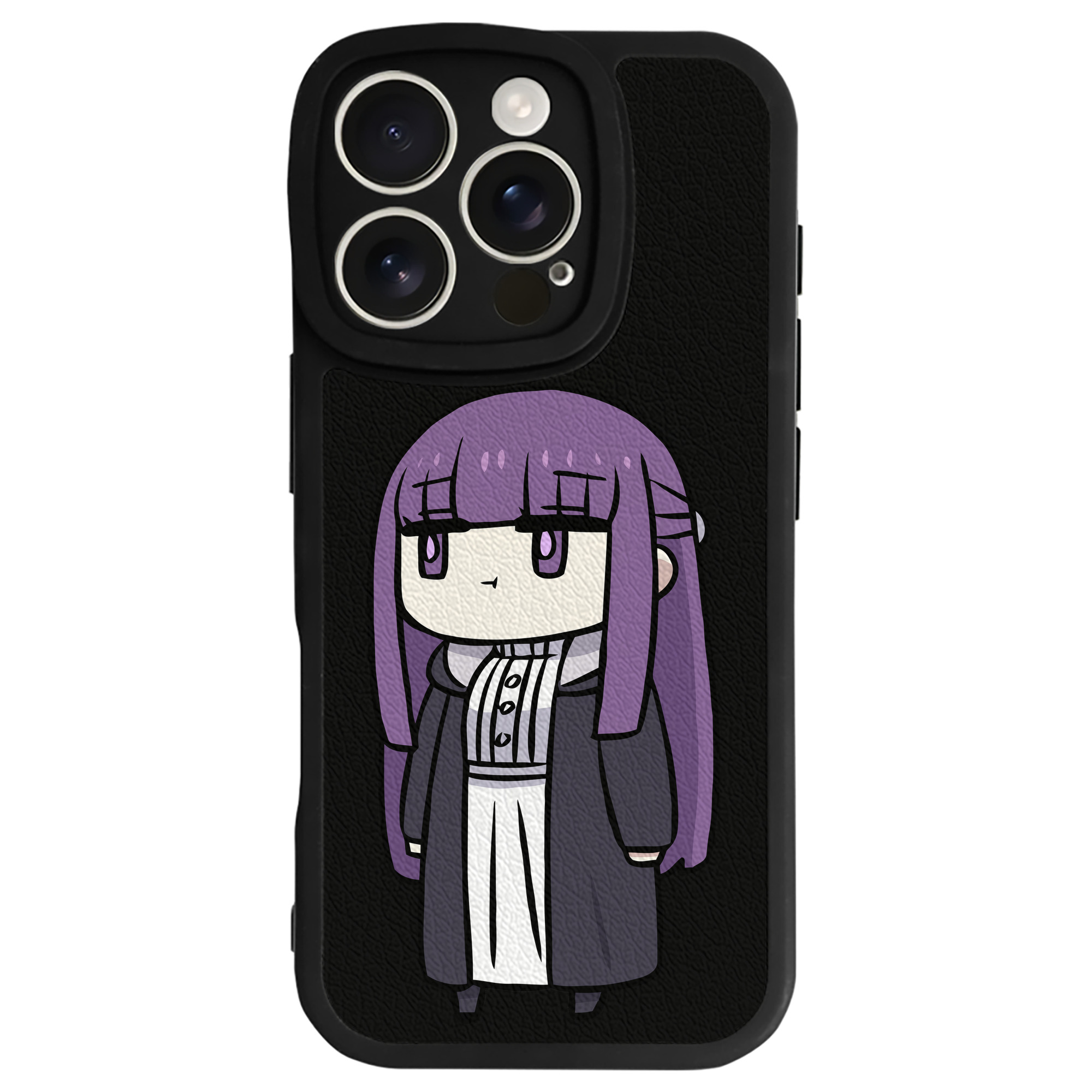 （画像用） 葬送のフリーレン Frieren 【iPhone 16シリーズ対応】シリコンスマホケース（レザー調） 材質：シリコン